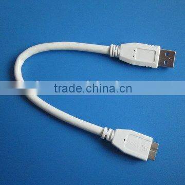 White Micro USB 3.0 Cable