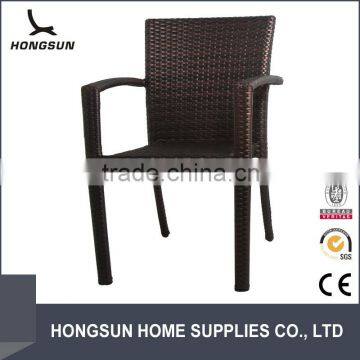 2014 restaurant rattan stackable outdoor chair