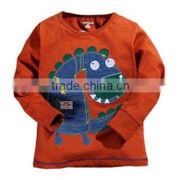 2015 new design Europe and America design little boys long sleeve shirt