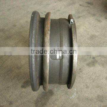 steel rims 3.00-8, three-piece type forklift wheels