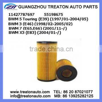 OIL FILTER 11427787697 55198675 FOR BMW 5 TOURING(E39)97-04 3(E46)98-05 7(E65,E66)01- X3(E83)04-