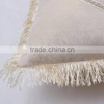 Beige Color Decorative Pillow Case for Sublimation Printing photo-4
