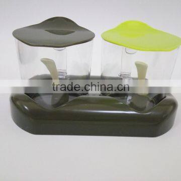 2 compartments kitchen tools spice jar