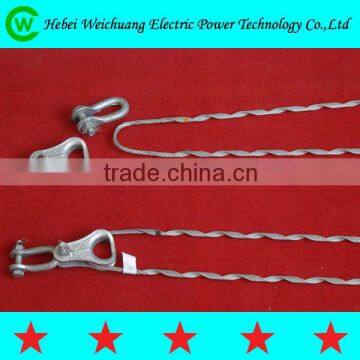 high tension galvanized preformed ADSS tension clamp for cable tension clamp