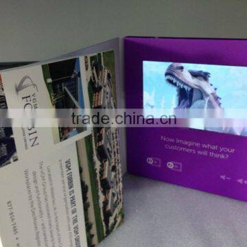 Promotional 7 Inch in Print Video Brochure Card for Adverting photo-2