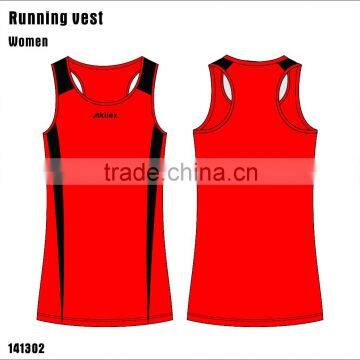 Blank women running vest