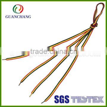 Custom Heat Transfer Printing Rainbow Shoelace