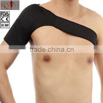 Magnetic Single Shoulder Back Brace Support Gym Bandage Wraps Sport Protective Gear