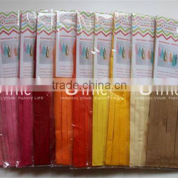 Bulk Diy Tissue Tassel Garland Elegant Colorful Gold and Silver Outdoor Diy Tassel Garland. photo-4