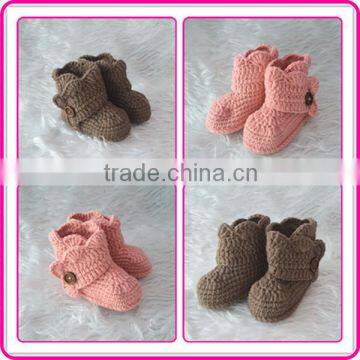 2015 wholesale winter knitted baby sock boots beautiful baby shoes