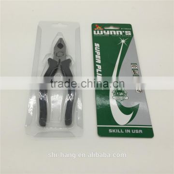 Plastic PET PVC blister with slide hard paper card packaging for tools