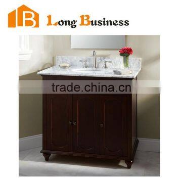 LB-LX2092 Supply Custom Made Solid wood Bathroom vanity