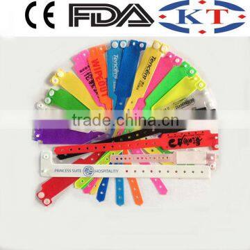 KT-8070 PVC wristbands multi color ,CE & FDA approval