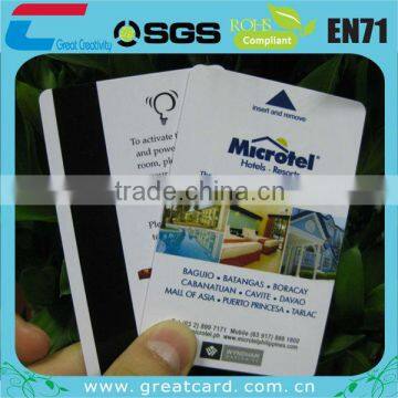 rfid room key card with magnetic stripe