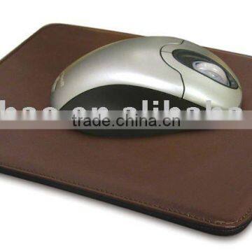 Promotional genuine leather hand rest mouse pads