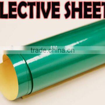 Dark Green Advertising Grade Reflective Sheet/Self Adhesive Reflective Vinyl Film