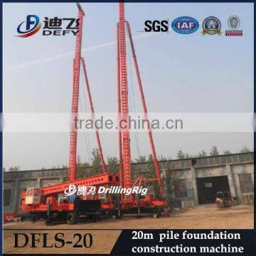 Durable 20m screw bore pile machine