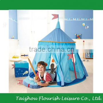 Blue Mongolian Indoor Outdoor Kids Play Tent For Girl