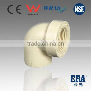 CPVC DIN STANDARD FITTINGS REDUCED FEMALE THREADED ELBOW