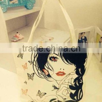 Japan style shopping bag Creative customized handbag Canvas Bag for Large Capacity