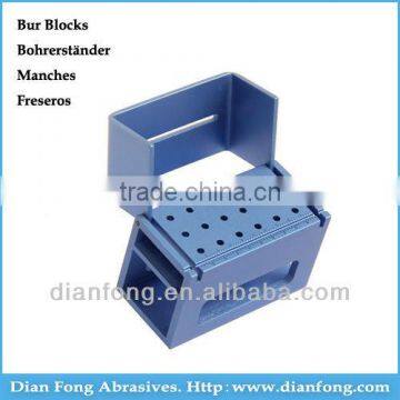 BB212 18 Holes Sterilisable Aluminium Box For HP Low Speed Straight Handpiece dental burs block