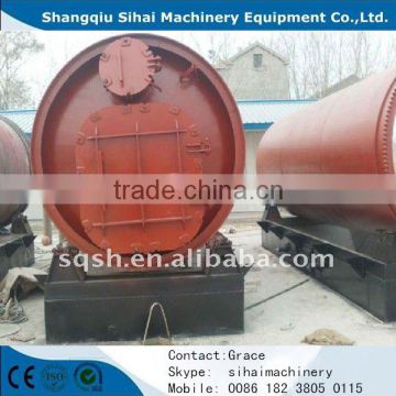 waste tyre waste rubber pyrolysis plant