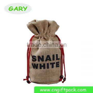 Printed Hessian Bag Drawstring Small Hessian Gift Bags