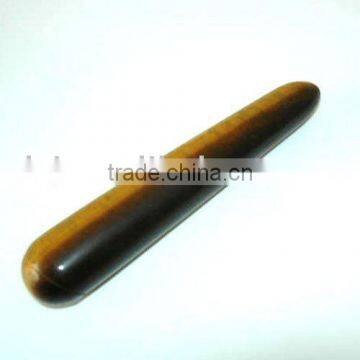 Natural Tiger Eye Crystal Massage Wand