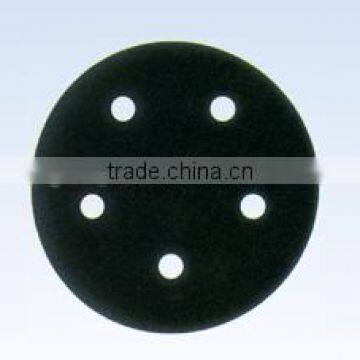 Black hook and loop abrasive disc