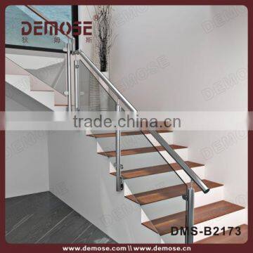 contemporary wooden staircase railings and handrails system