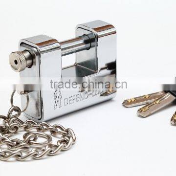 Heavy Type Kaba Key With Steel Chain Amour Plated Rectangular Padlock photo-3