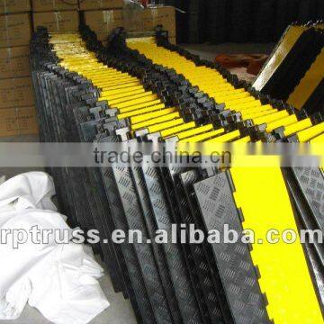 durable rubber stage cable ramp