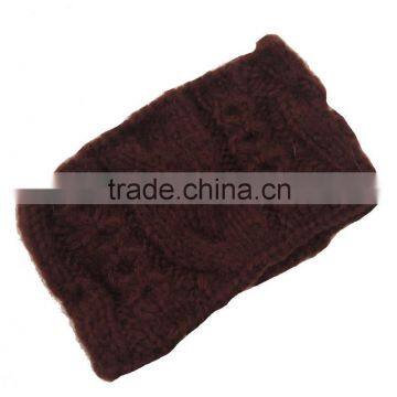 New Europe and America Bohemian Winter Warmer Twist Caps Wool Knit Headband Women Crochet Knit Headband Quality Choice photo-6