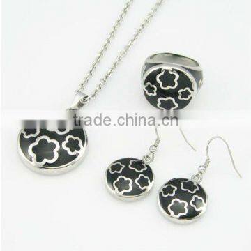 316L Health Jewelry Sets WHOLESALE stainless steel earring pendants necklace Studs Earrings