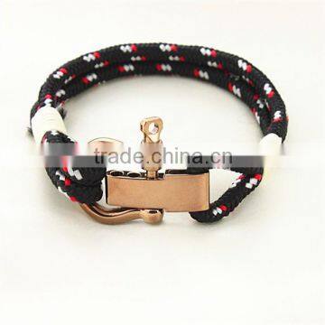 Colorful OEM Good Quality Lock Mens Cicret Bracelet 2015 for Men