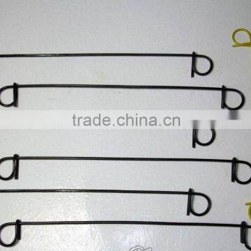 double loop tie wire 1.0mmX12.7mm for binding steel bar