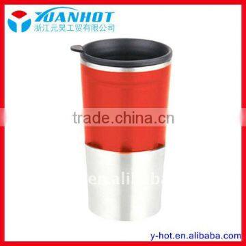 Double Wall Plastic Cup& Stainless Steel Inner