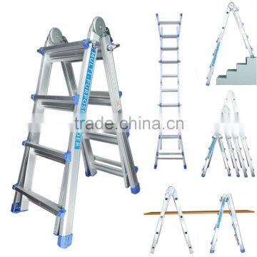SEALEY AFPL3 ALUMINIUM TELESCOPIC LADDER 4-WAY EN 131 ADJUSTABLE HEIGHT