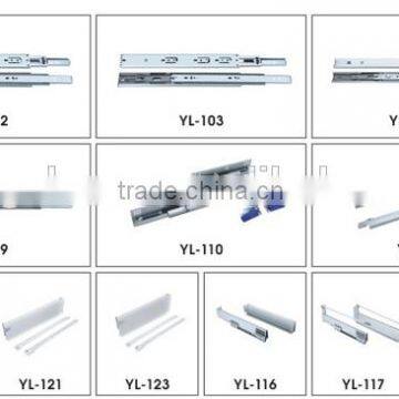 45mm Full Extension Side Mount Metal Ball Bearing Drawer Slides photo-2