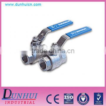 cast iron screw ball valve/stainless steel ball valve