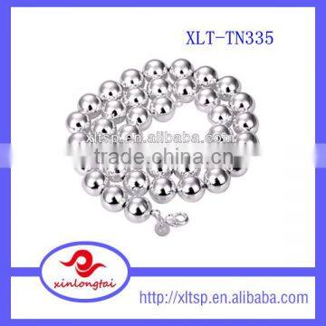 stainless steel ball chain with connectors jewelry chains metal ball chain necklace