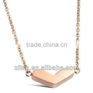 PD201 Lover Rose Gold Pendant Necklace