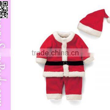 Wholesale new design red cute kids christmas dress