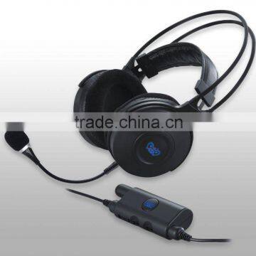 5.1 surround sound channel DVD & gaming headset with 8-driver built-in