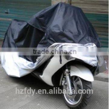 silver coated 100% polyester taffeta motorcycle cover fabric