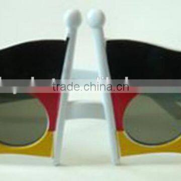 Cheap and funny Plastic germany flag glasses for World Cup