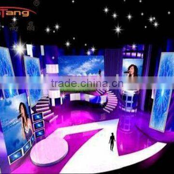 wedding stage P10 outdoor led message rental display video processor with stage led display solutions