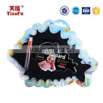 Suppliers price easy erase quick dry Fish style Chalkboard
