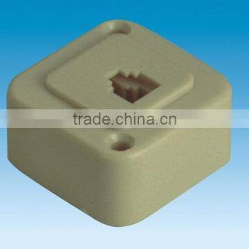 Telephone Wall Socket Surface Mount Jack 6P4C, RJ11