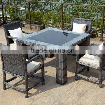 2013 New design outdoor round rattan dining set